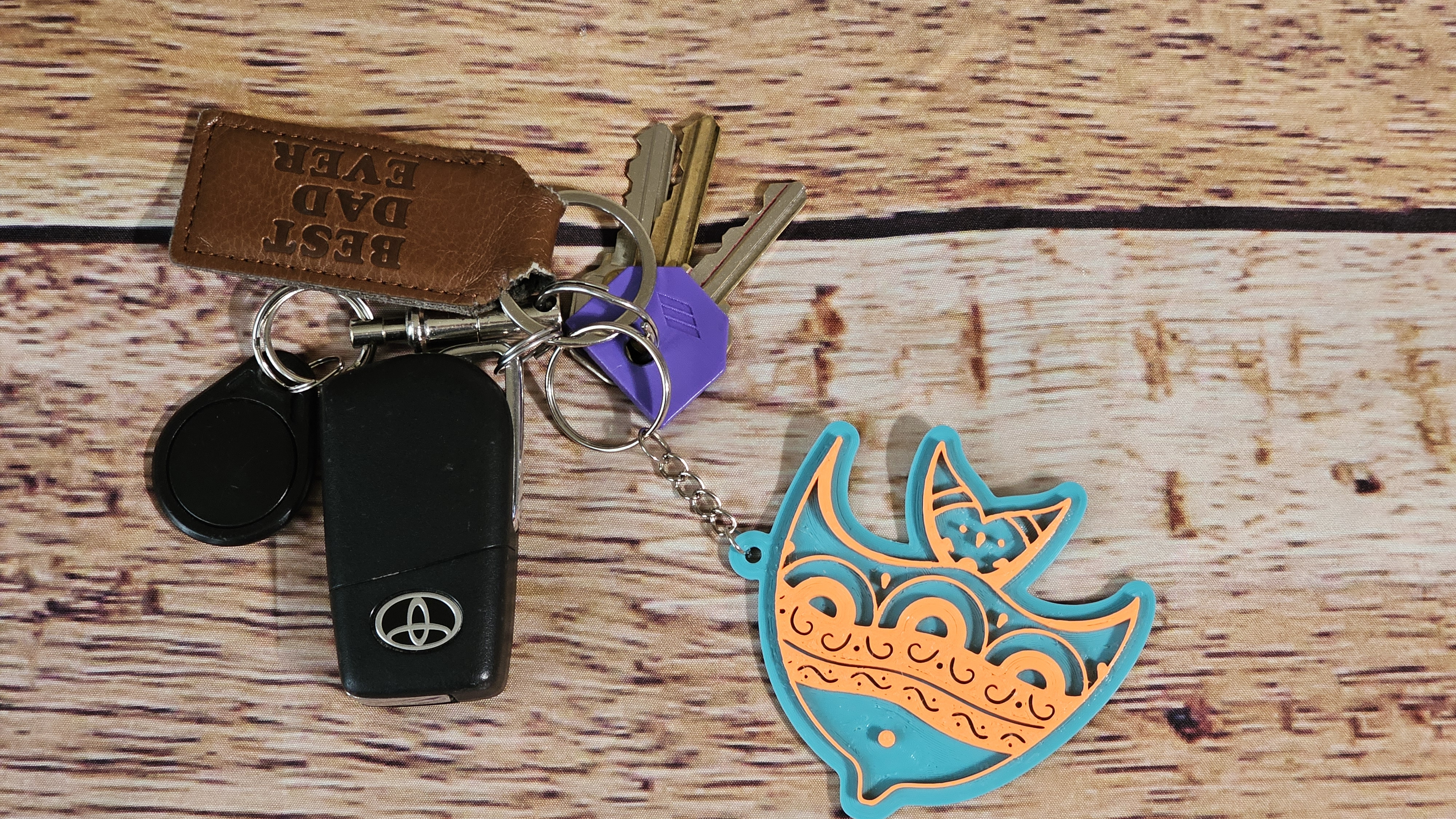 Custom Keychain - Personalized 3D printed keychain